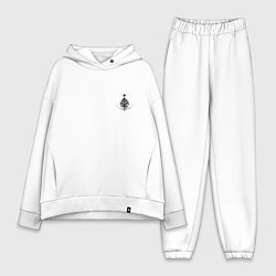 Женский костюм оверсайз Знак из Elden Ring - мини, цвет: белый