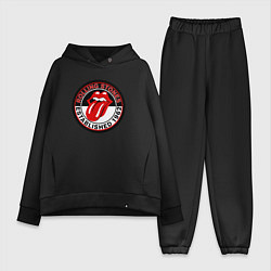 Женский костюм оверсайз Rolling Stones established 1962, цвет: черный