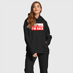 Женский костюм оверсайз Возвращение Джордана, цвет: черный — фото 2