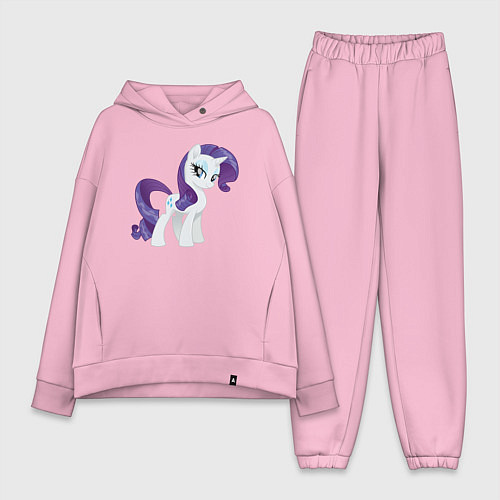 Женский костюм оверсайз Рарити из My Little Pony в кино / Светло-розовый – фото 1