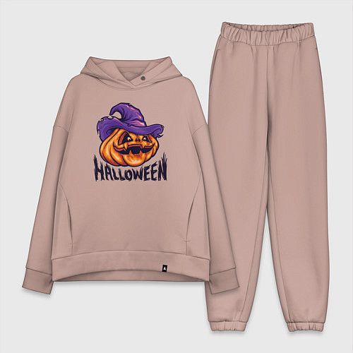 Женский костюм оверсайз Праздник Halloween / Пыльно-розовый – фото 1