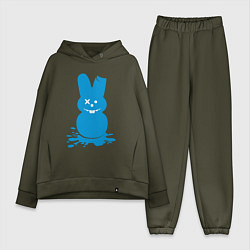 Женский костюм оверсайз Blue bunny, цвет: хаки