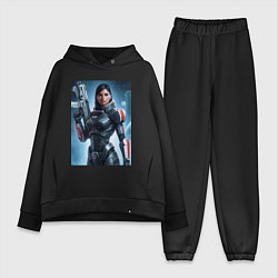 Женский костюм оверсайз Mass Effect -N7 armor, цвет: черный