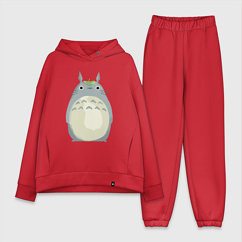 Женский костюм оверсайз Neighbor Totoro / Красный – фото 1