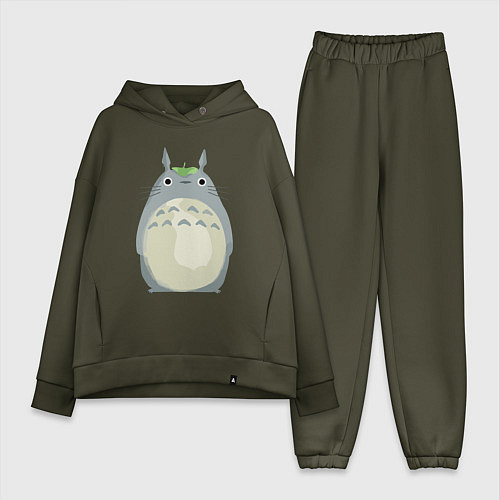 Женский костюм оверсайз Neighbor Totoro / Хаки – фото 1