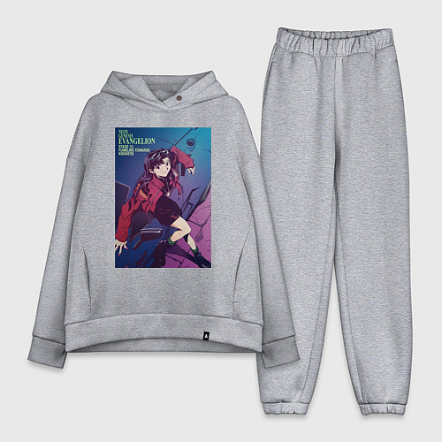 Женский костюм оверсайз Евангелион Мисато Кацураги / Меланж – фото 1