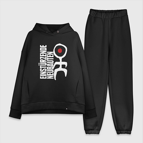 Женский костюм оверсайз Einstrzende Neubauten - Logo / Черный – фото 1