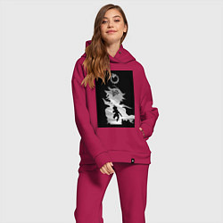 Женский костюм оверсайз Семь смертных грехов Мелиодас, цвет: маджента — фото 2