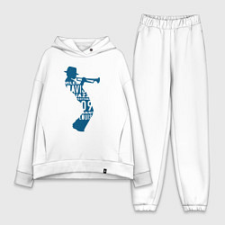 Женский костюм оверсайз Miles Davis jazz