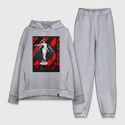 Женский костюм оверсайз Альбедо хранитель этажей / Меланж – фото 1