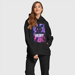 Женский костюм оверсайз Freddy - мишка Фредди, цвет: черный — фото 2