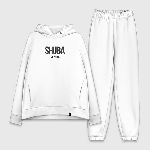Женский костюм оверсайз Shuba / Белый – фото 1