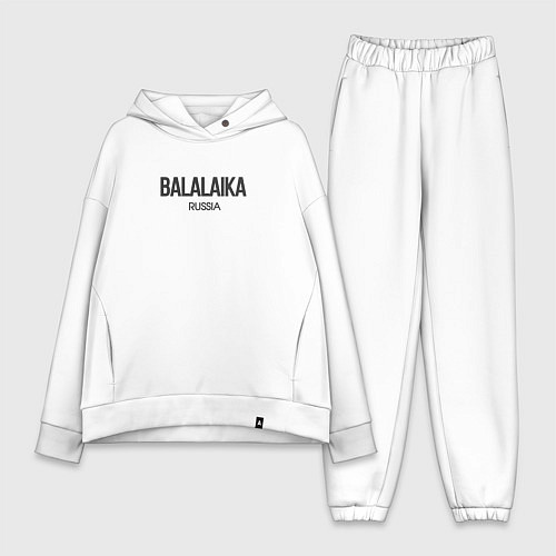 Женский костюм оверсайз Balalaika / Белый – фото 1