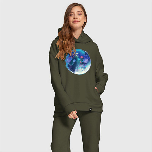 Женский костюм оверсайз Невеста чародея Элиас Эйнсворт / Хаки – фото 2