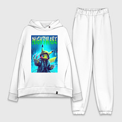 Женский костюм оверсайз Pikachu - nightmare ai art fantasy, цвет: белый