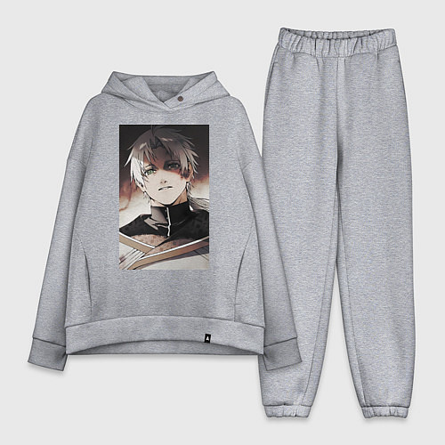 Женский костюм оверсайз Реинкарнация безработного Рудеус Грейрат / Меланж – фото 1