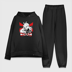 Женский костюм оверсайз Боевой отряд Полный провал Юмэко, цвет: черный