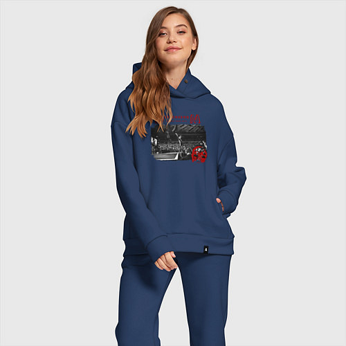 Женский костюм оверсайз Depeche Mode - Live memento mori / Тёмно-синий – фото 2