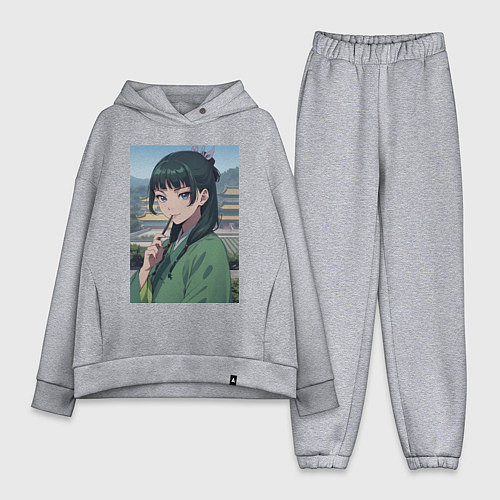 Женский костюм оверсайз Монолог фармацевта Маомао детектив / Меланж – фото 1