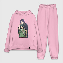 Женский костюм оверсайз Монолог фармацевта Жэньши Расчётливый интриган, цвет: светло-розовый