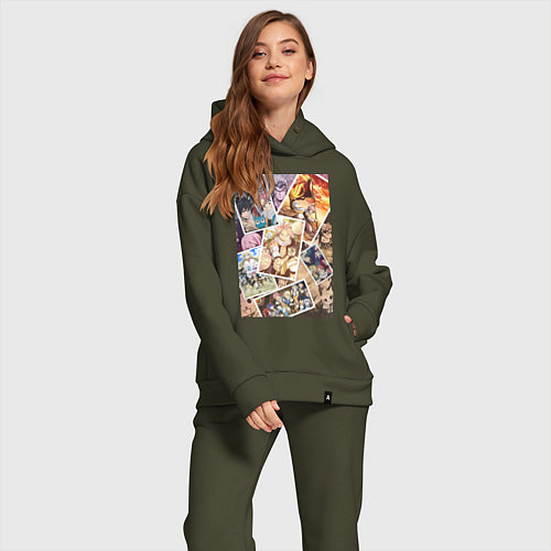 Женский костюм оверсайз Хвост Феи Венди Марвелл / Хаки – фото 2