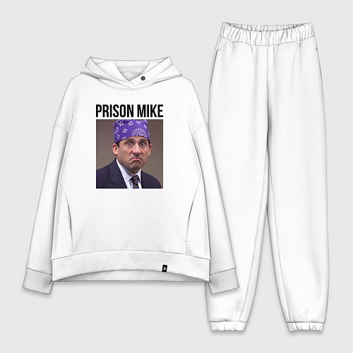 Женский костюм оверсайз Prison mike Michael Scott - офис / Белый – фото 1