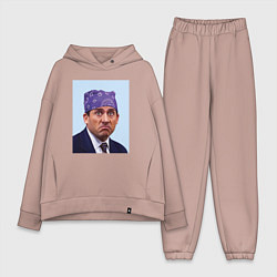 Женский костюм оверсайз Michael Scott - Prison mike the office meme, цвет: пыльно-розовый