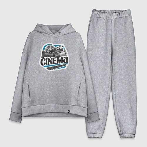 Женский костюм оверсайз Cinema mood / Меланж – фото 1