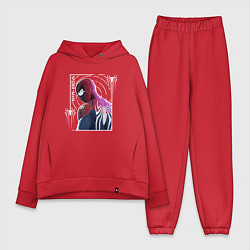 Женский костюм оверсайз Spider-man, цвет: красный