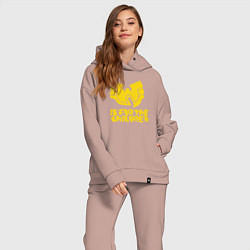 Женский костюм оверсайз Wu-Tang для детей, цвет: пыльно-розовый — фото 2