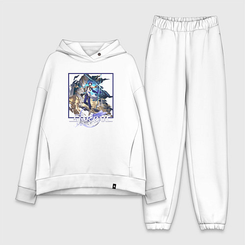 Женский костюм оверсайз Доктор Рацио / Белый – фото 1