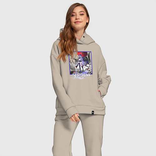 Женский костюм оверсайз Ахерон / Миндальный – фото 2