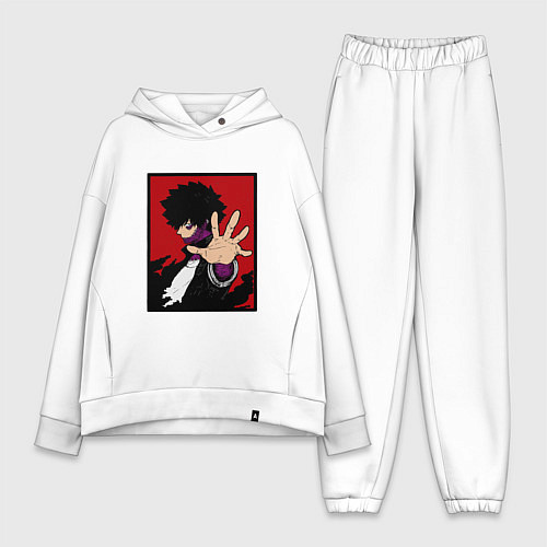 Женский костюм оверсайз Моя геройская академия Dabi / Белый – фото 1