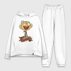 Женский костюм оверсайз Флэпджек - матрос, цвет: белый