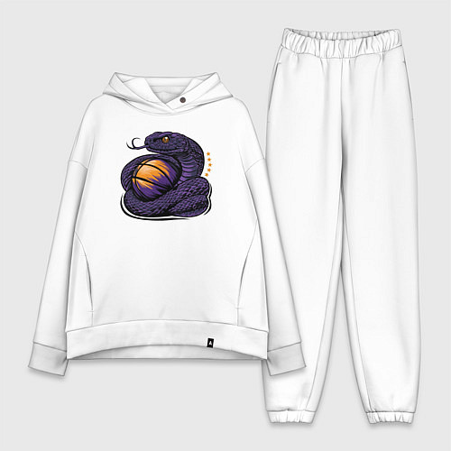 Женский костюм оверсайз Black mamba basketball / Белый – фото 1
