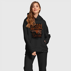 Женский костюм оверсайз Пеклопёс DogDay, цвет: черный — фото 2