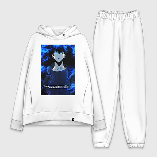 Женский костюм оверсайз Sung Jinwoo / Белый – фото 1