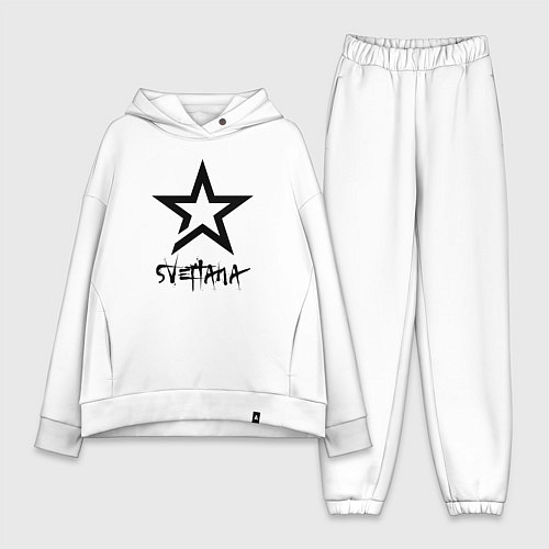 Женский костюм оверсайз Svetlana - ster / Белый – фото 1