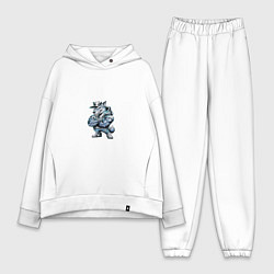 Женский костюм оверсайз Мультяшный хищник