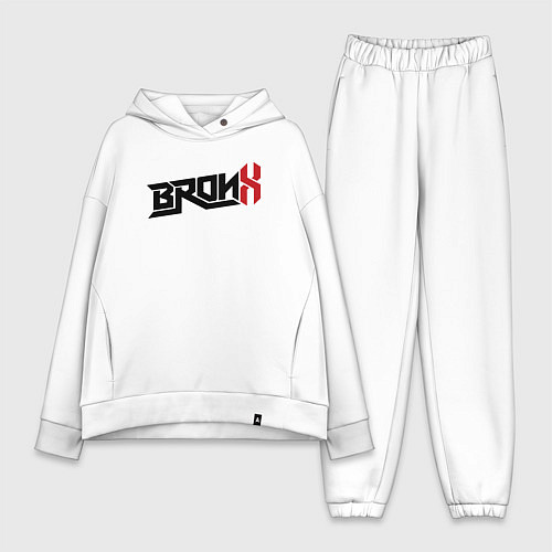 Женский костюм оверсайз USA Bronx / Белый – фото 1