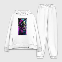 Женский костюм оверсайз Скелет космонавт