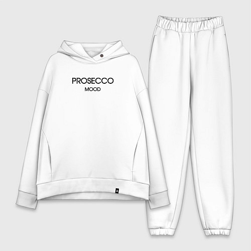 Женский костюм оверсайз Prosecco mood collection / Белый – фото 1