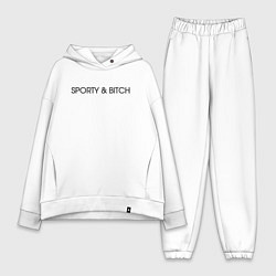 Женский костюм оверсайз Sporty and bitch