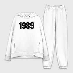 Женский костюм оверсайз 1989 год расшерканый