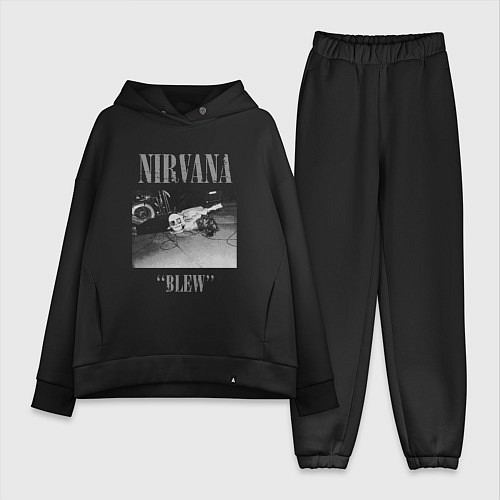 Женский костюм оверсайз Nirvana blew / Черный – фото 1