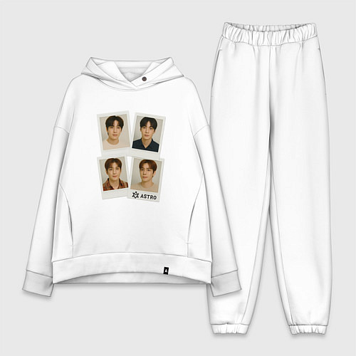 Женский костюм оверсайз Astro фотографии / Белый – фото 1