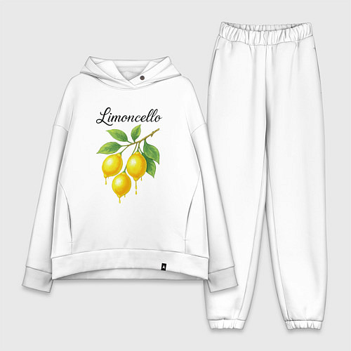 Женский костюм оверсайз Limoncello / Белый – фото 1