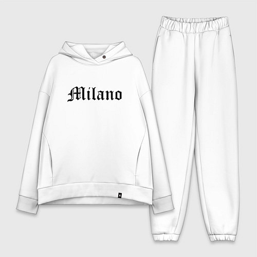 Женский костюм оверсайз Milan - Italy / Белый – фото 1