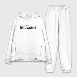 Женский костюм оверсайз St Louis Missouri - USA, цвет: белый