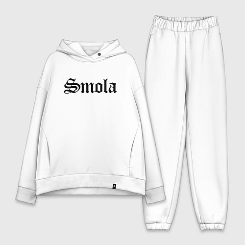 Женский костюм оверсайз Смоленск - мем / Белый – фото 1